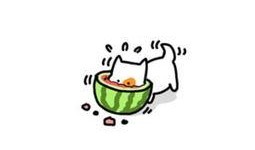 头像吃瓜可爱图片,可爱头像下的甜蜜吃瓜时光